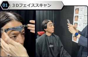 A.I.A.M体験 3Dフェイススキャン